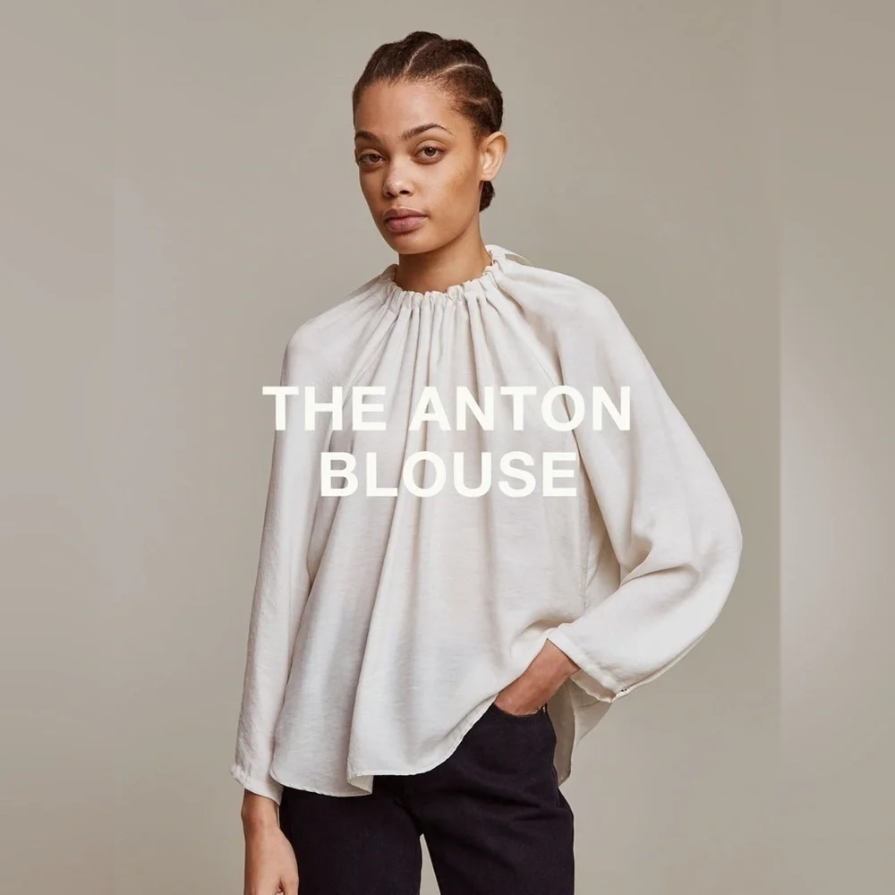 Need Supply Anton Blouse Navy